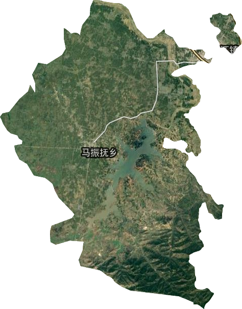馬振撫鄉衛星圖