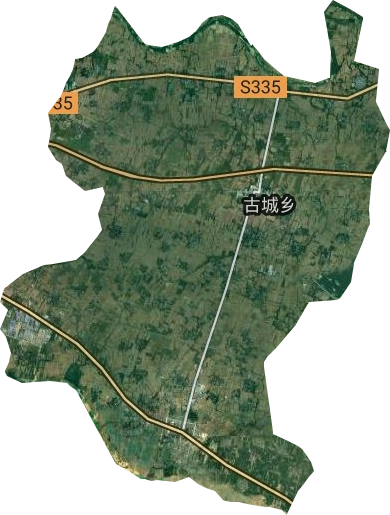 古城鄉衛星圖
