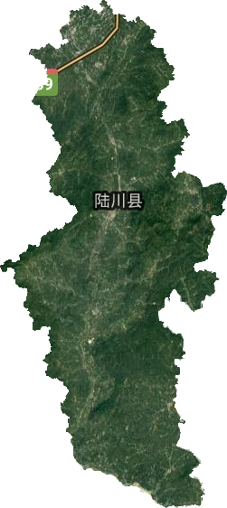 陸川縣衛(wèi)星圖