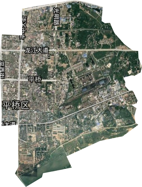 平橋街道衛星圖