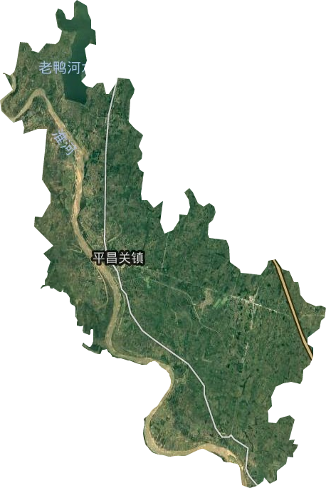 平昌鎮(zhèn)衛(wèi)星圖