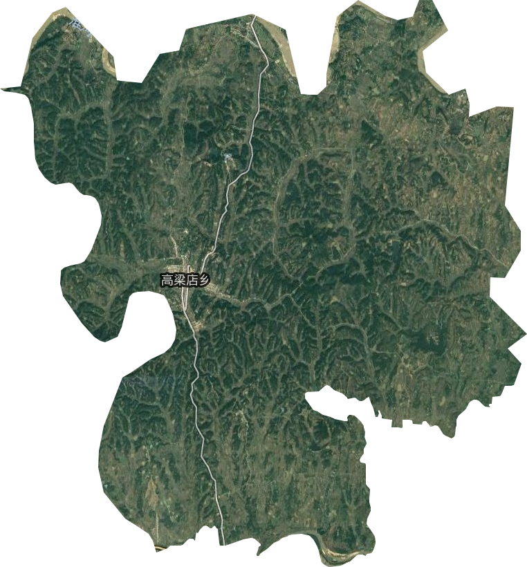高粱店鄉衛星圖