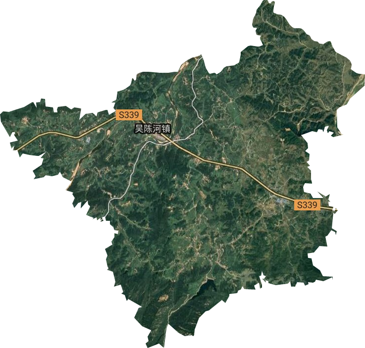 吳陳河鎮(zhèn)衛(wèi)星圖