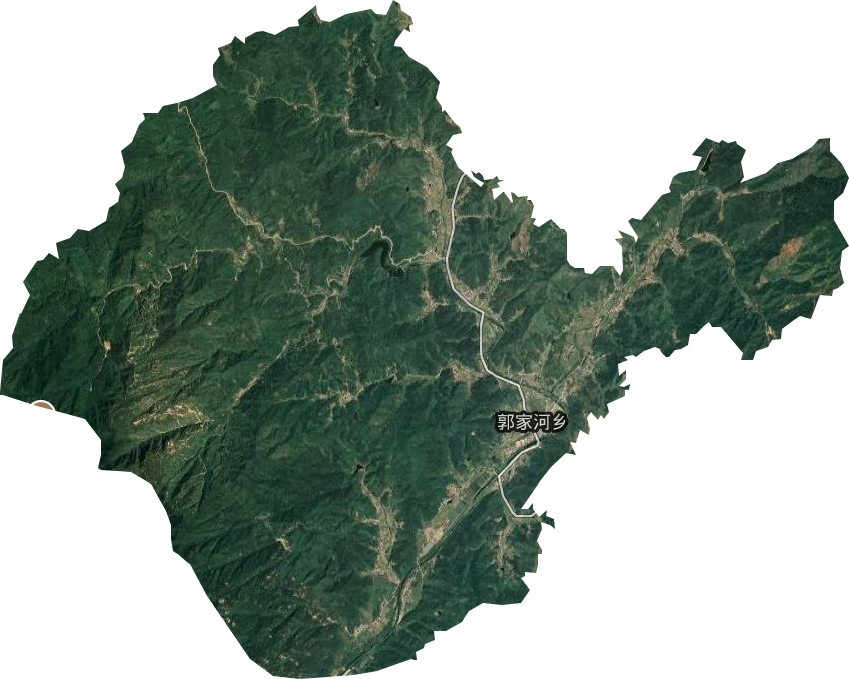 郭家河鄉衛星圖