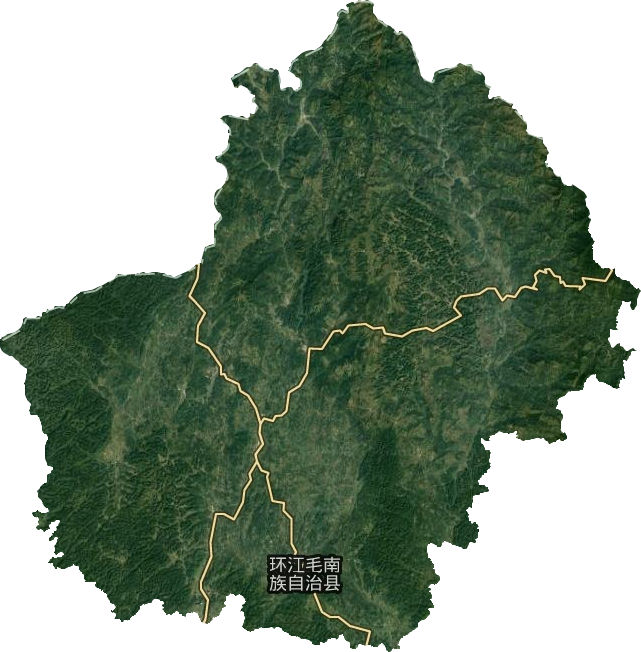 環江毛南族自治縣衛星圖