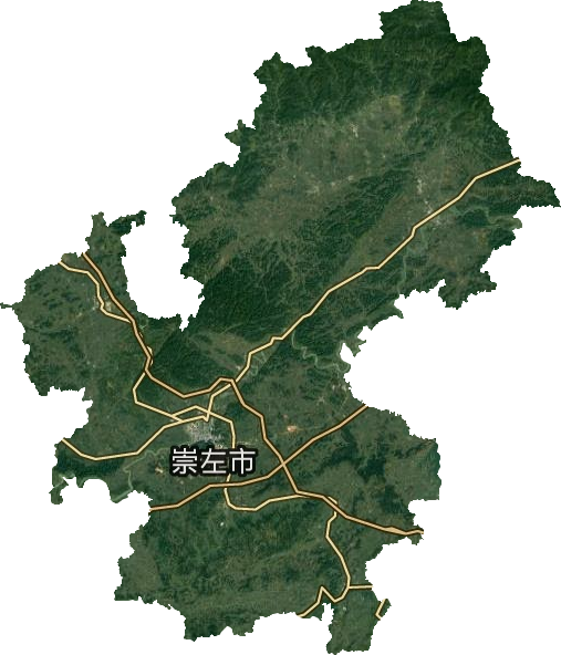 江州區(qū)衛(wèi)星圖