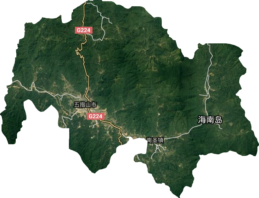 通什鎮(zhèn)衛(wèi)星圖