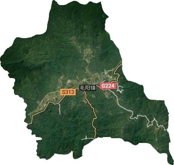 毛陽鎮衛星圖