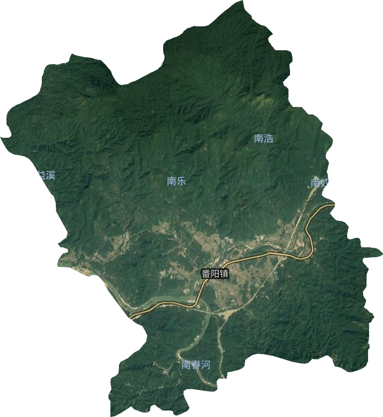 番陽鎮(zhèn)衛(wèi)星圖