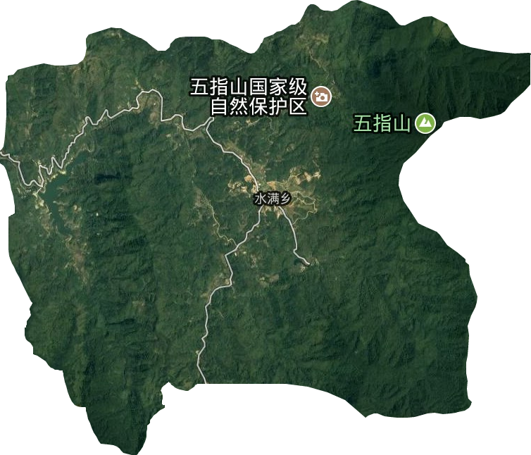 水滿鄉(xiāng)衛(wèi)星圖