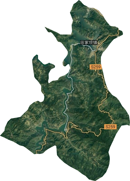 上庸鎮衛星圖