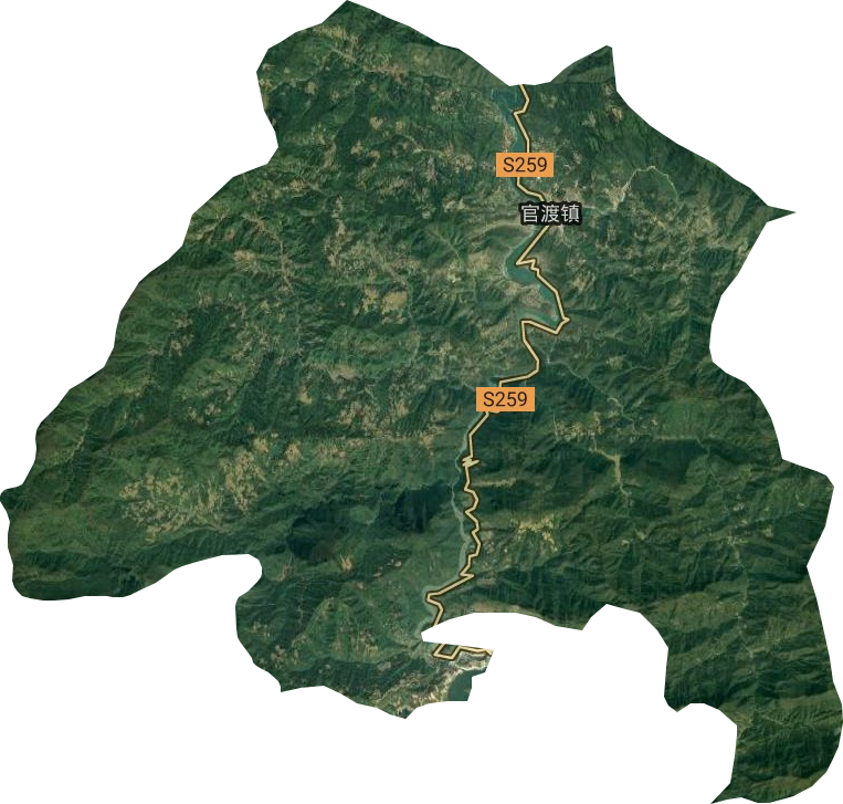 官渡鎮衛星圖
