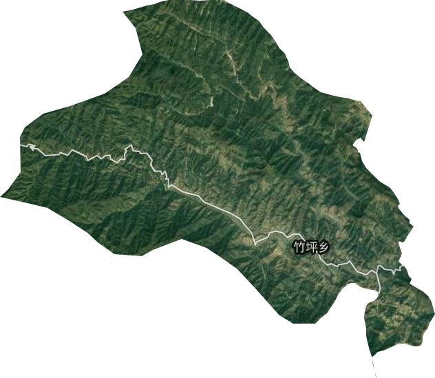 竹坪鄉(xiāng)衛(wèi)星圖