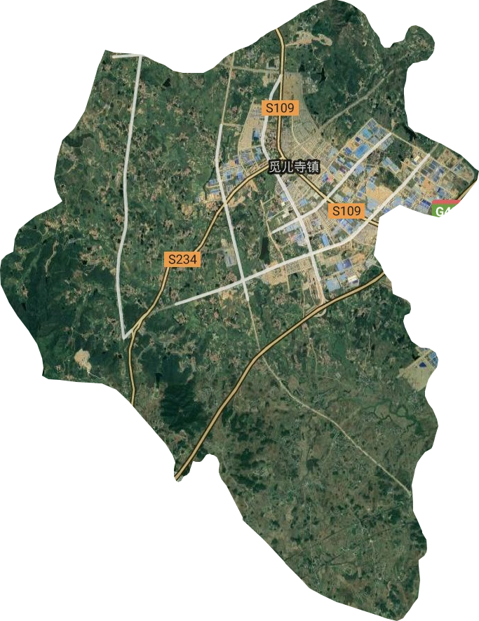 覓兒鎮(zhèn)衛(wèi)星圖