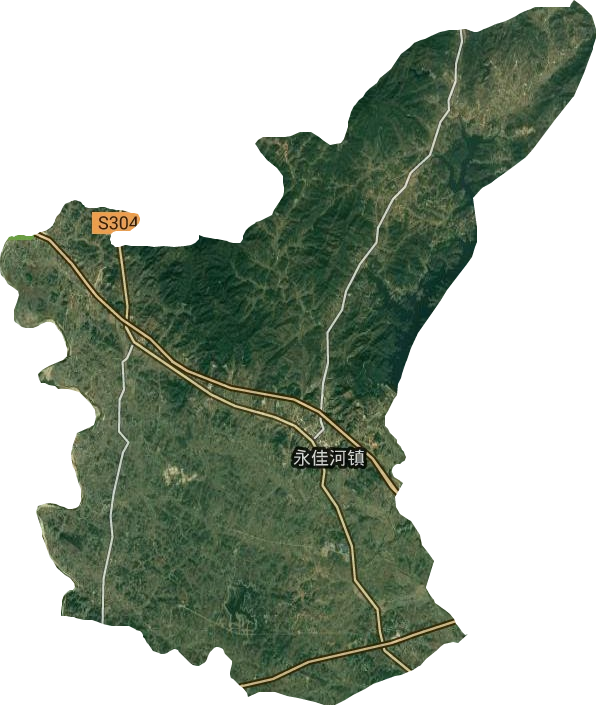永河鎮衛星圖