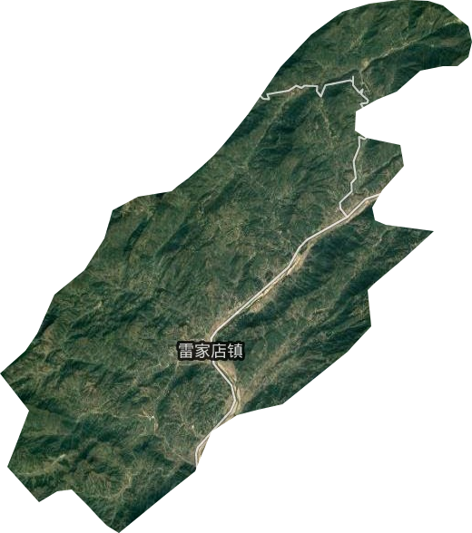 雷家店鎮(zhèn)衛(wèi)星圖