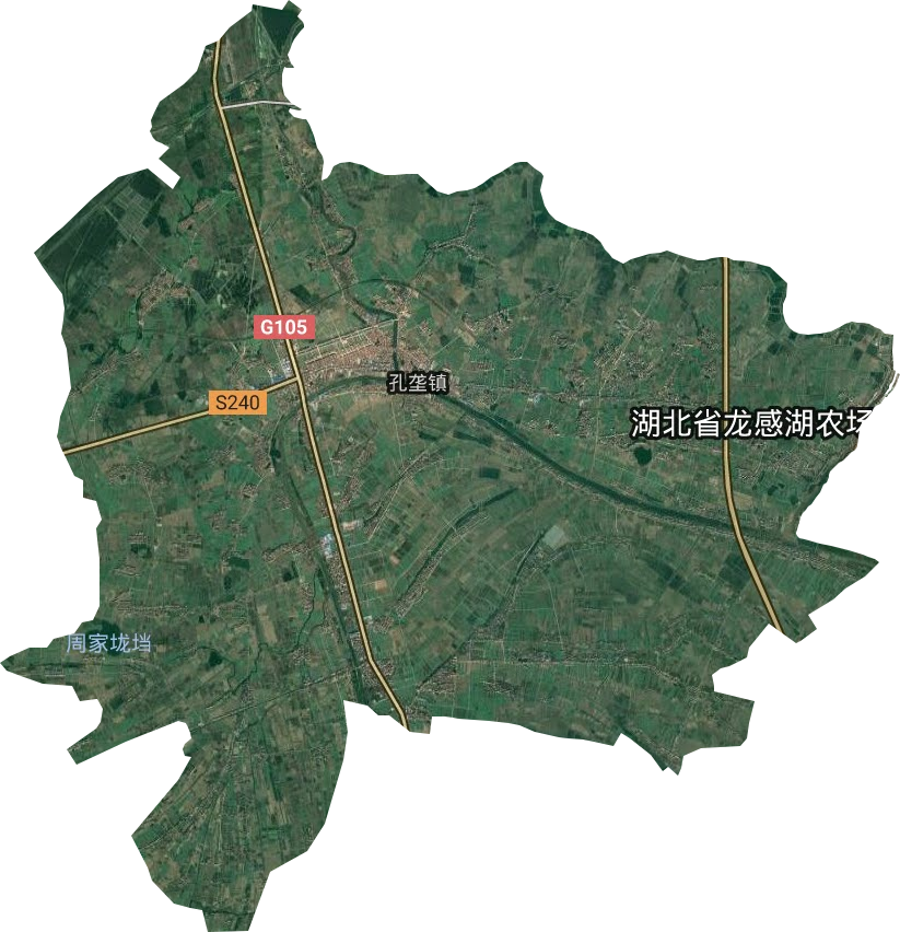 孔壟鎮衛星圖