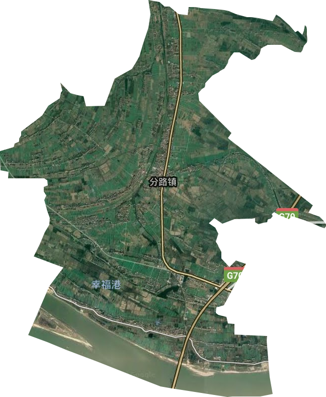 分路鎮衛星圖