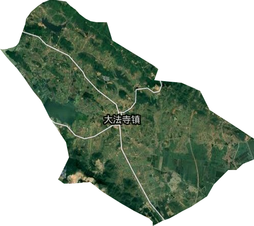 大法寺鎮衛星圖