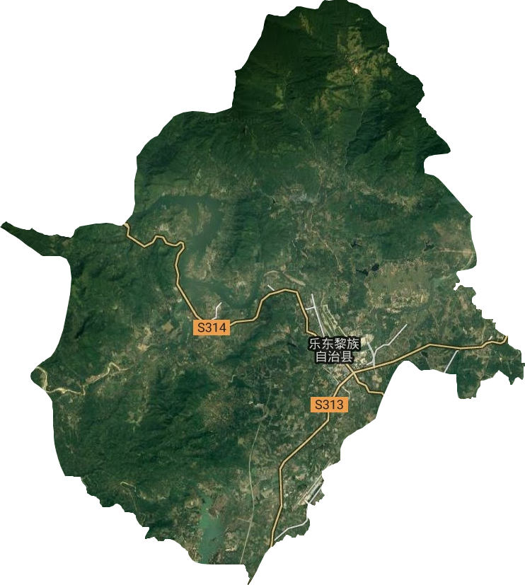 抱由鎮衛星圖