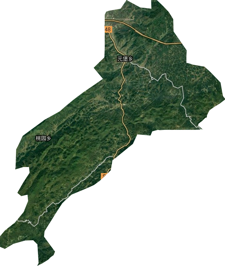 元堡鄉(xiāng)衛(wèi)星圖