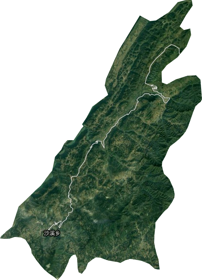 沙溪鄉衛星圖