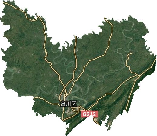 合川區(qū)衛(wèi)星圖