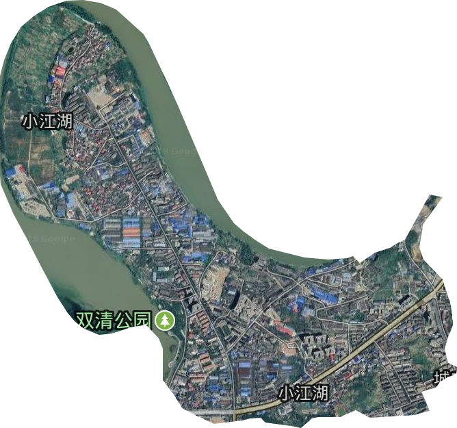 小江湖街道衛星圖