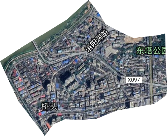 橋頭街道衛星圖