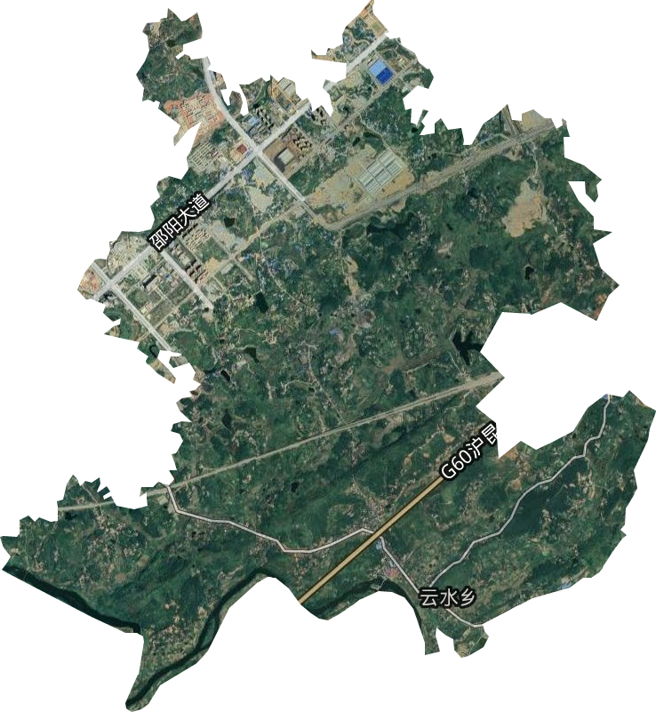 云水鄉衛星圖