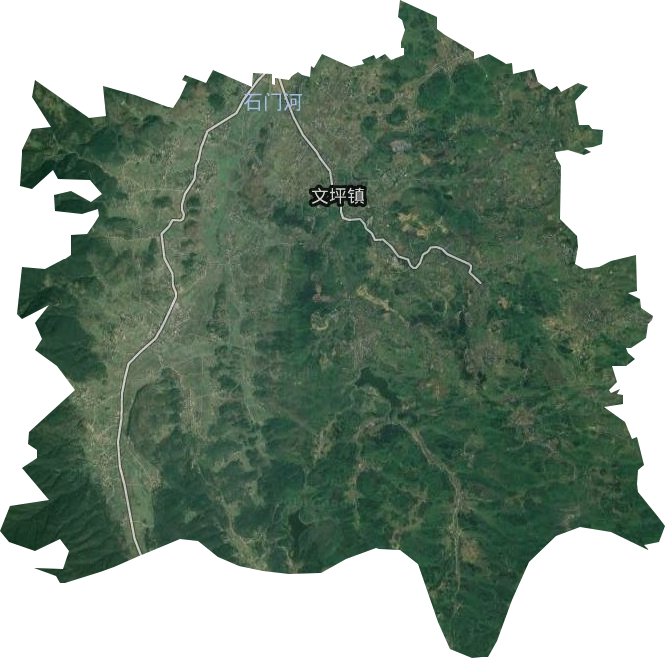 文坪鎮衛星圖