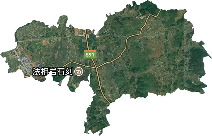 安樂鄉衛星圖