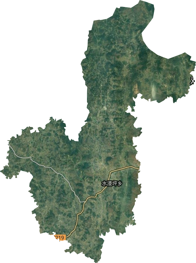 水浸坪鄉衛星圖