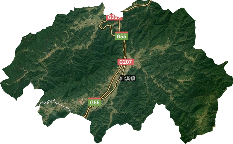 仙溪鎮衛星圖
