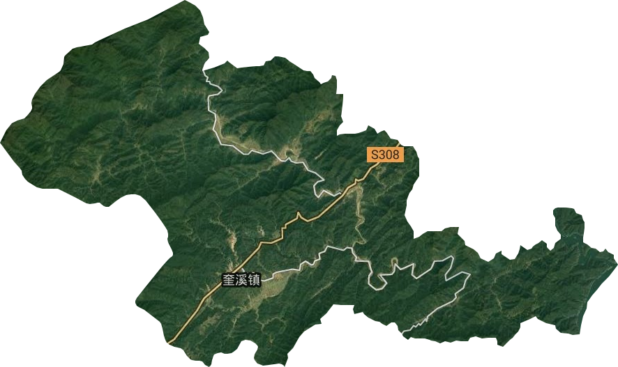 奎溪鎮(zhèn)衛(wèi)星圖