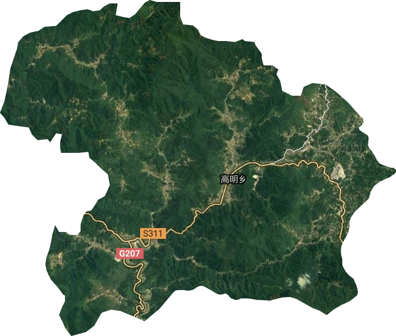高明鄉衛星圖