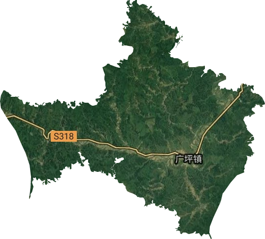 廣坪鎮衛星圖
