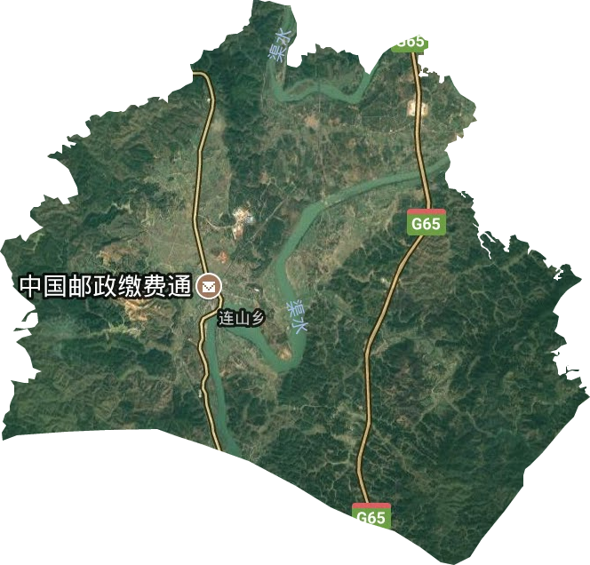 連山鄉衛星圖