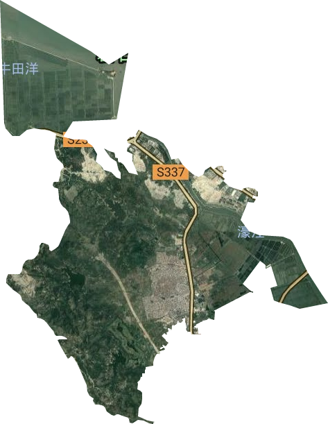 河浦街道衛星圖
