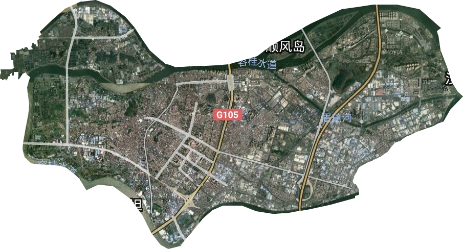 容桂街道衛星圖