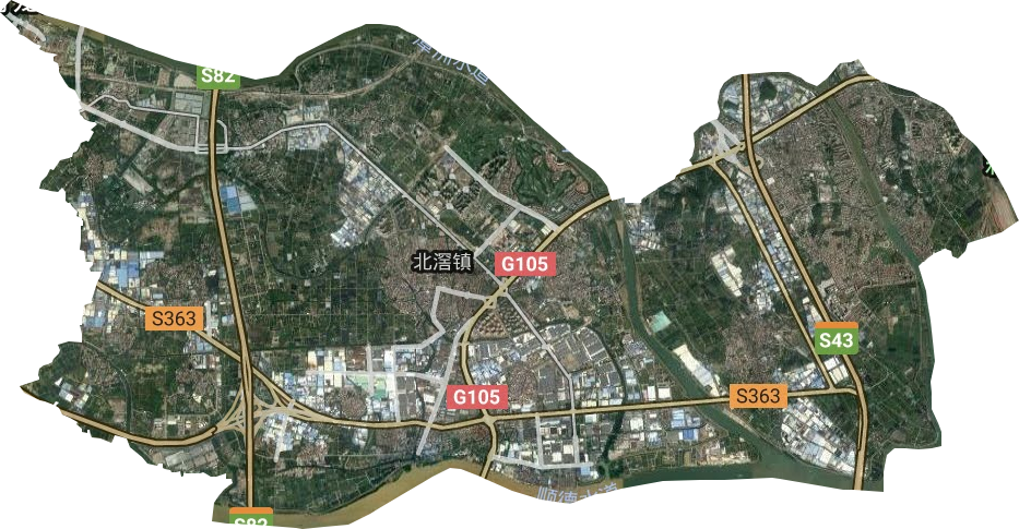 北滘鎮(zhèn)衛(wèi)星圖
