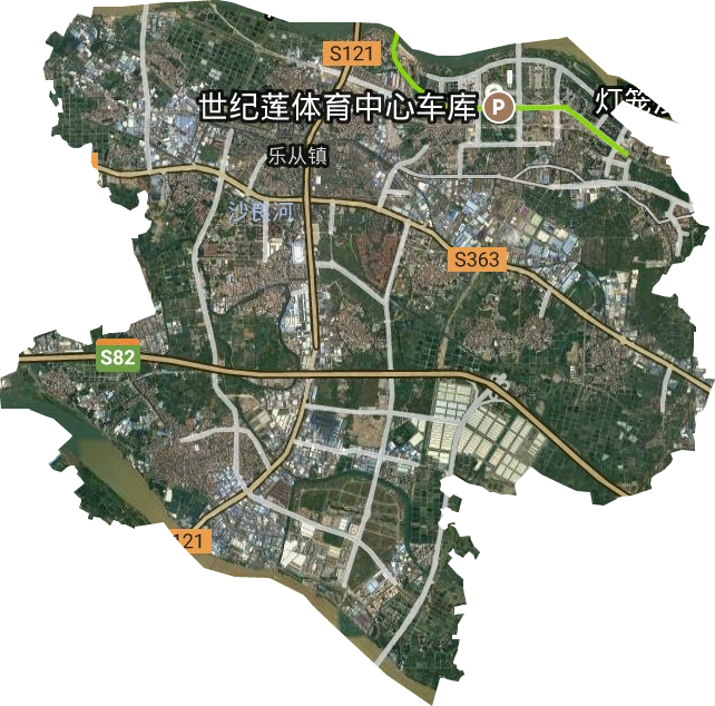 樂從鎮衛星圖