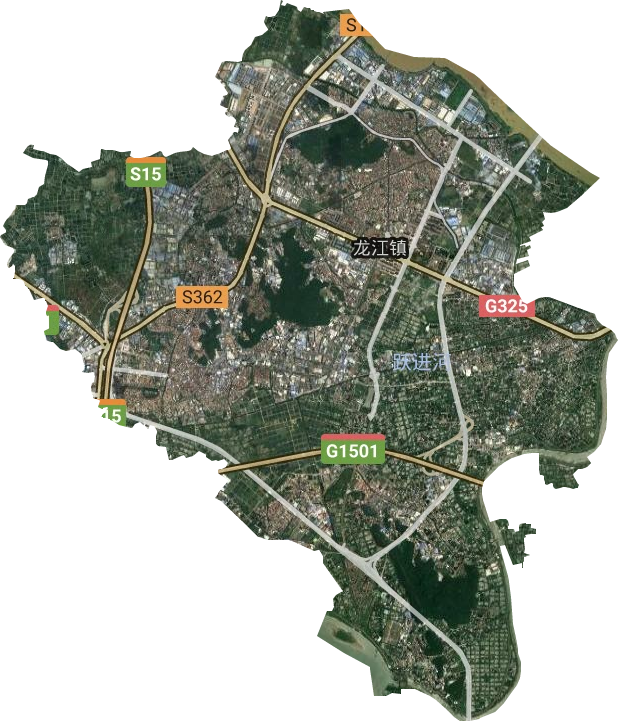 龍江鎮衛星圖