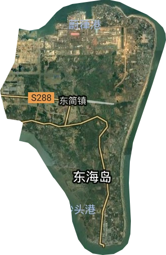 東簡鎮衛星圖