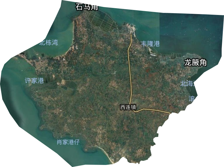 西連鎮衛星圖