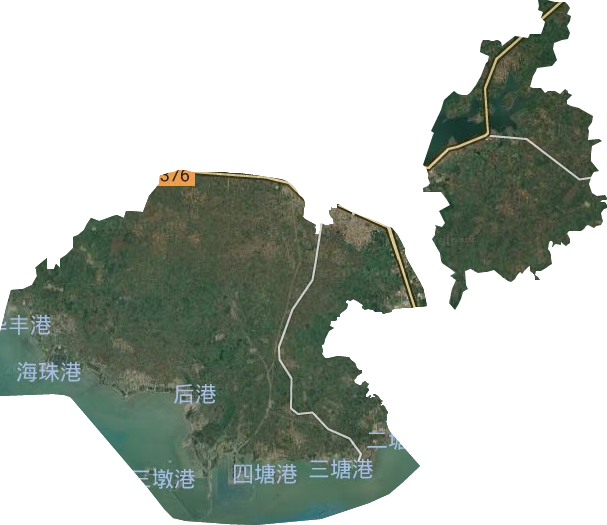 南山鎮衛星圖