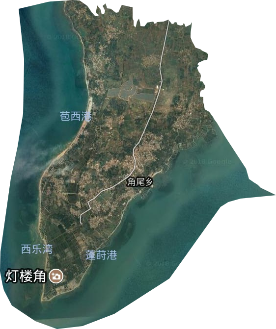 角尾鄉(xiāng)衛(wèi)星圖