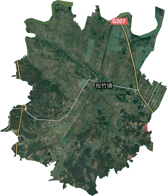 松竹鎮(zhèn)衛(wèi)星圖