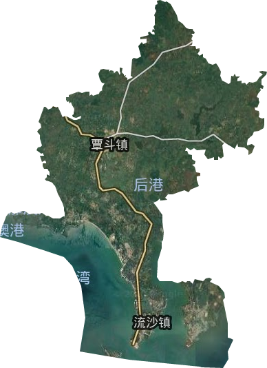 覃斗鎮衛星圖