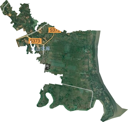 附城鎮衛星圖